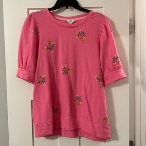 Crown ivy short sleeve shirt (sweatshirt type thickness) large